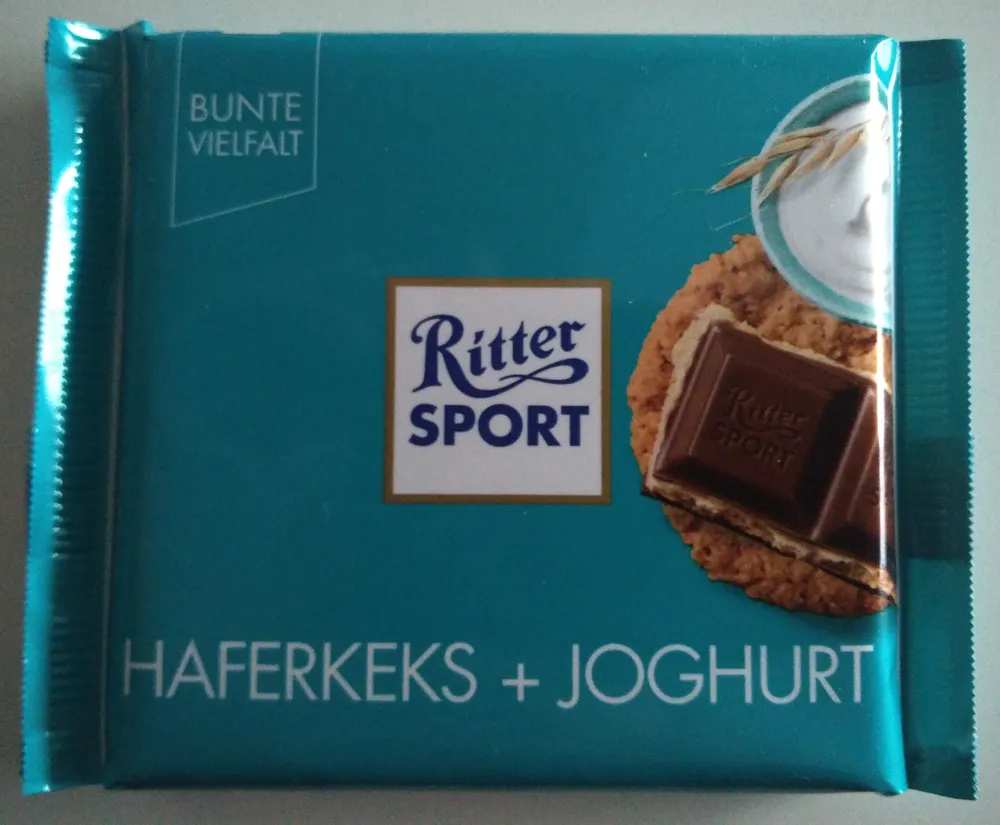 Haferkeks + Joghurt (Ritter Sport)