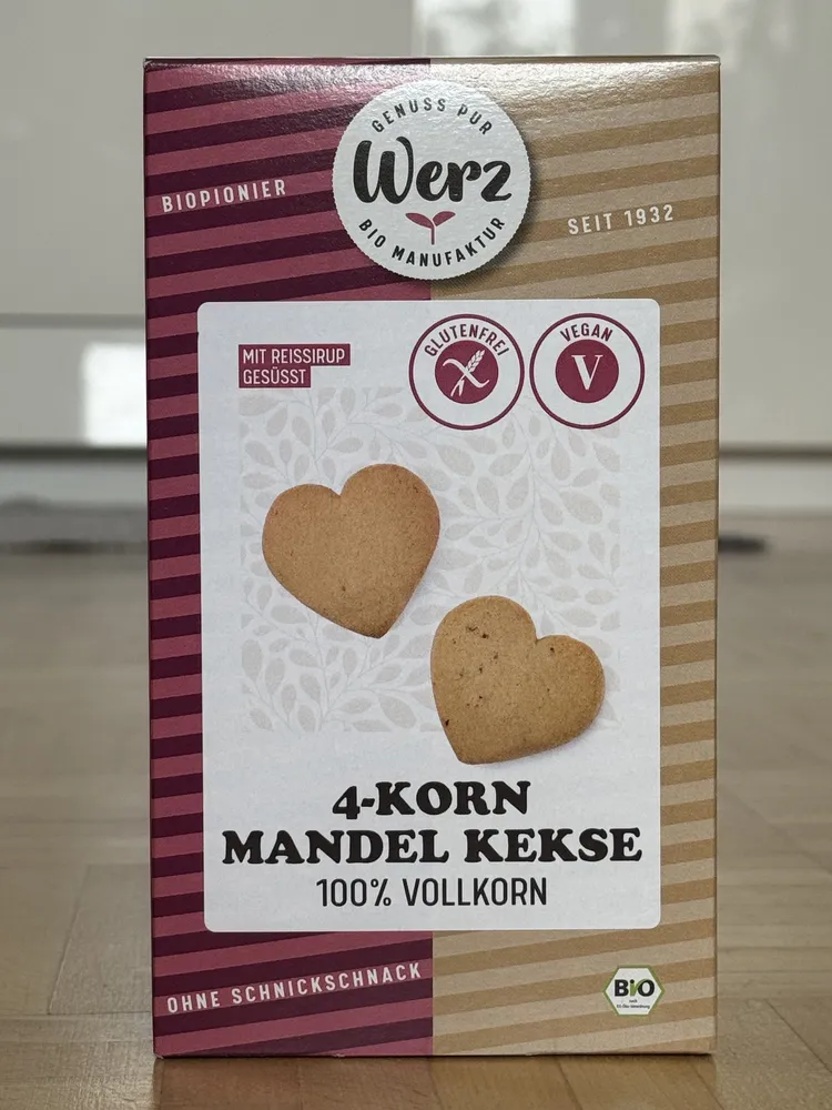 4 -Korn Mandel Kekse