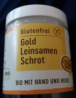 Gold Leinsamen Schrot