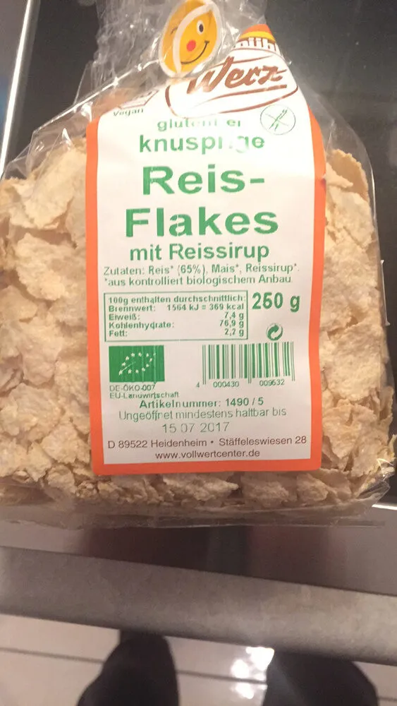 Werz Reis-Flakes mit Reissirup