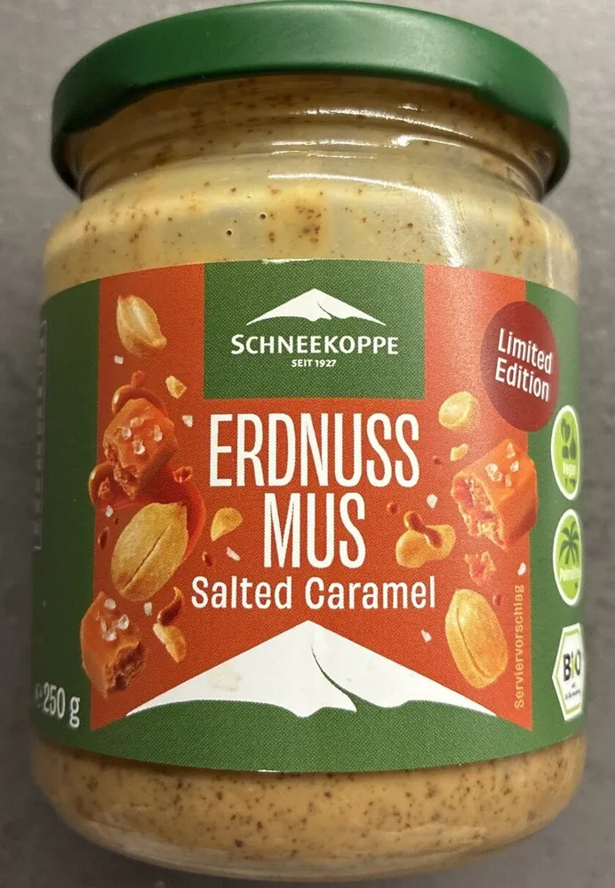 Erdnussmus Salted Caramel Style