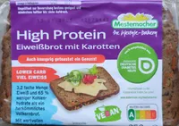 Eiweißbrot mit Karotten