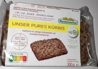 Hafer-Brot mit Kürbiswürfeln & -kernen 'Unser Pures'