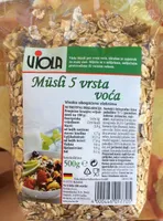 Müsli 5 vrsta voća