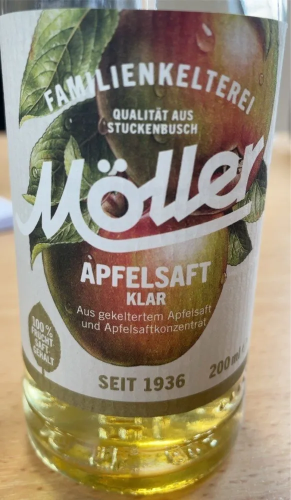Apfelsaft klar