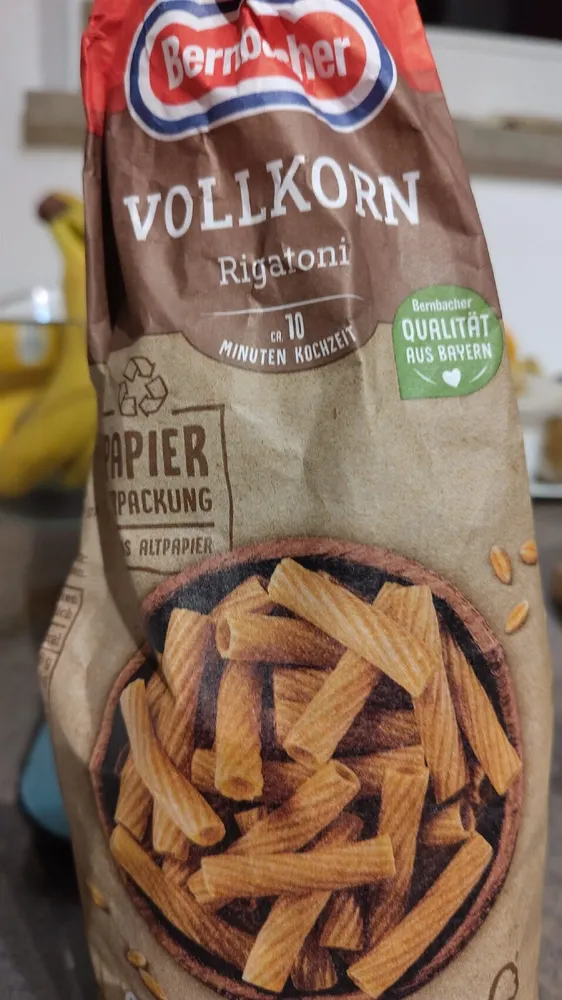 Vollkorn Rigatoni