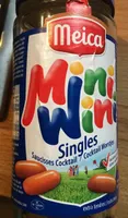 Mini-Wini Singles saucisses cocktail
