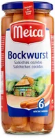 Salchichas cocidas bockwurst