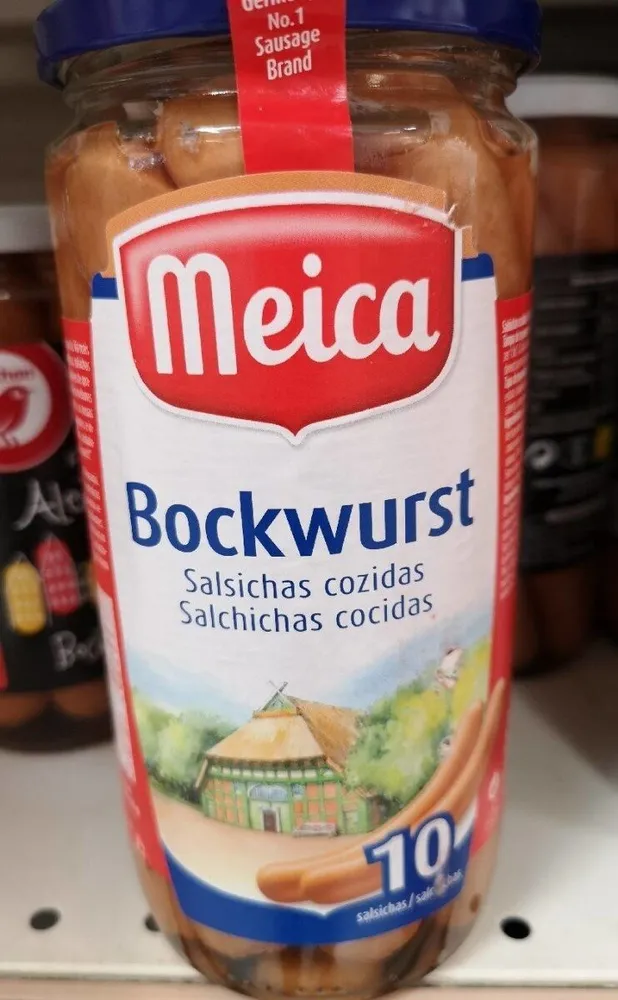 Salchichas cocidas Bockwurst