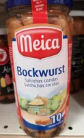 Salchichas cocidas Bockwurst