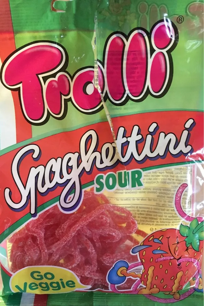 Trolli Spaghettini Sour Erdbeer