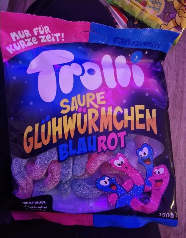 Saure Glühwürmchen Rot&Blau