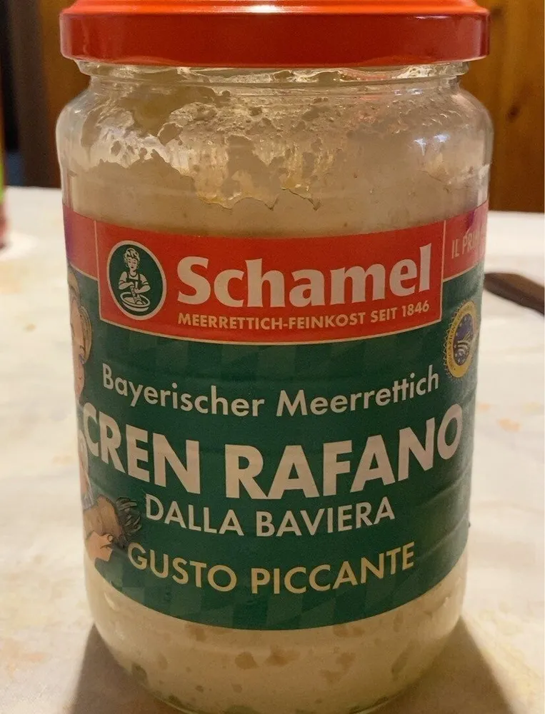 cren rafano dalla baviera gusto piccane