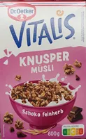 VITALIS Knusper Müsli Schoko feinherb