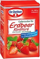 Gelierzucker für Erbeerkonfitüre
