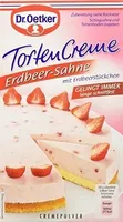 Torten Creme Erdbeer Sahne