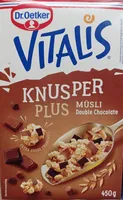Vitalis Knusper Plus Double Chocolate