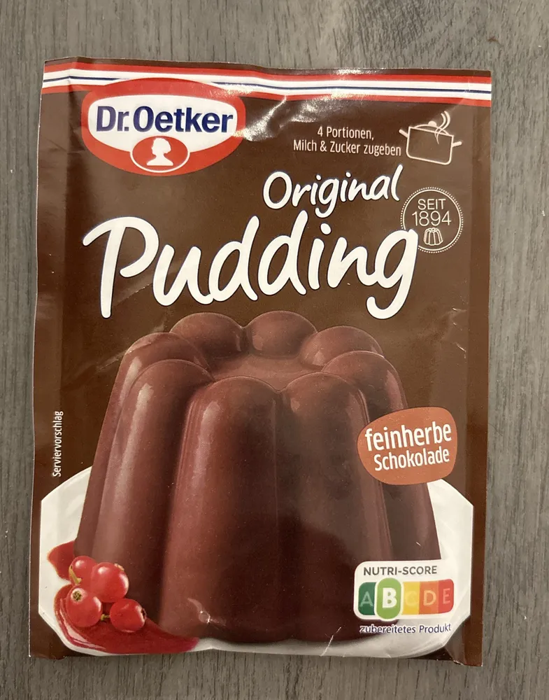 Original Pudding feinherb Schokolade