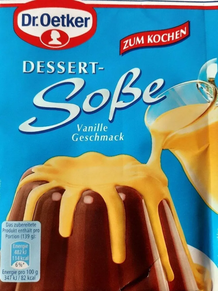 Dessert Soße Mit Vanille Geschmack