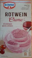Rotwein Creme