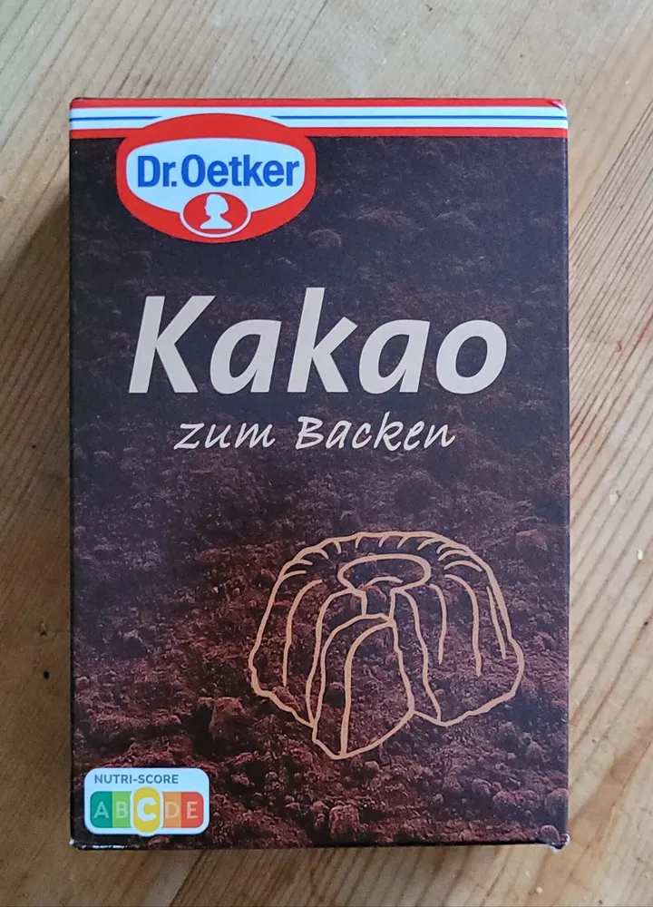 Kakao zum Backen