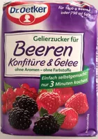 Gelierzucker für Beeren Konfitüre & Gelee