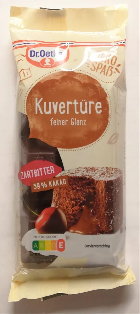 Kuvertüre zartbitter