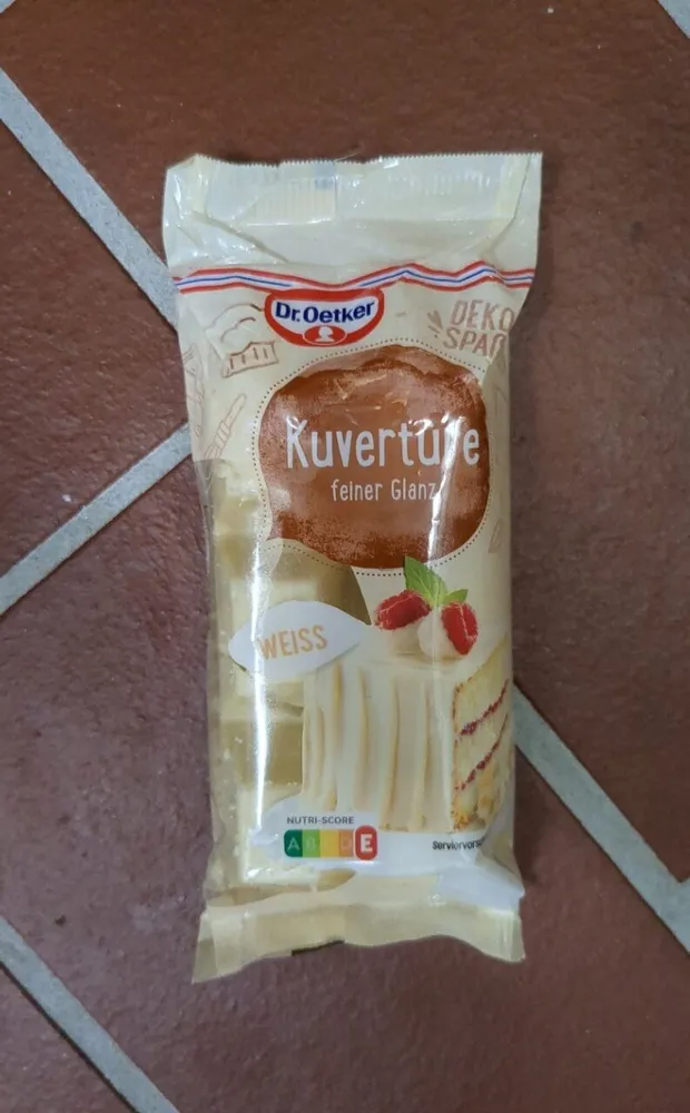 Kuvertüre, weiss
