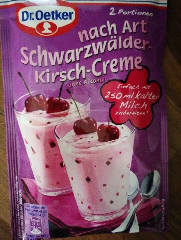 Schwarzwälder Kirsch-Creme