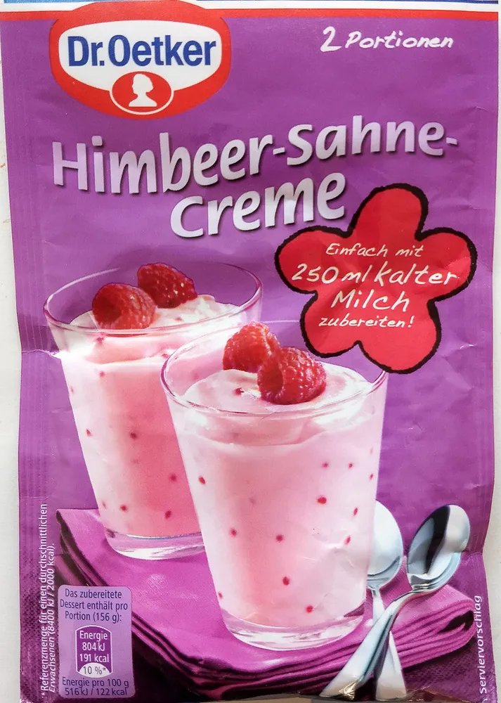 Himbeer-Sahne-Creme
