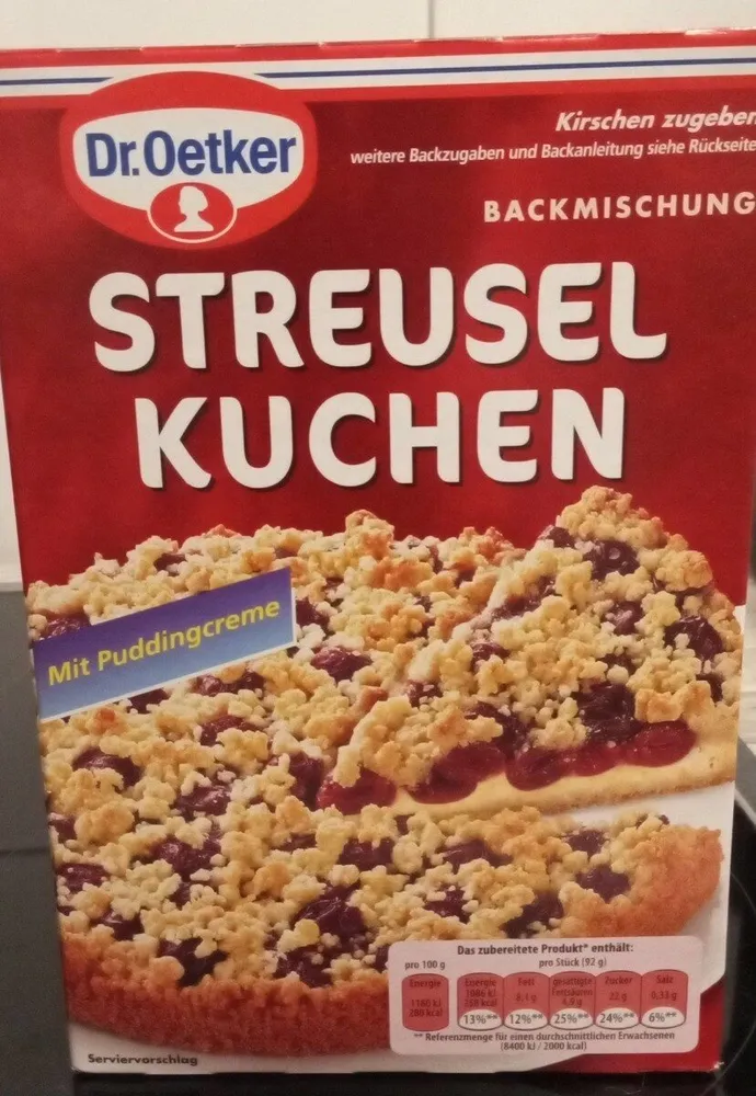 Streusel kuchen