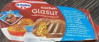 Kakaohaltige fettglasur