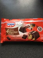 Dr. Oetker - 4 kleine Marmorkuchen (Schokoladenglasur)