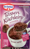 Tassen Küchlein Schoko