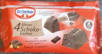4 kleine Schoko-kuchen
