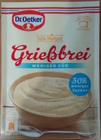 Süße Mahlzeit Grießbrei WENIGER SÜß