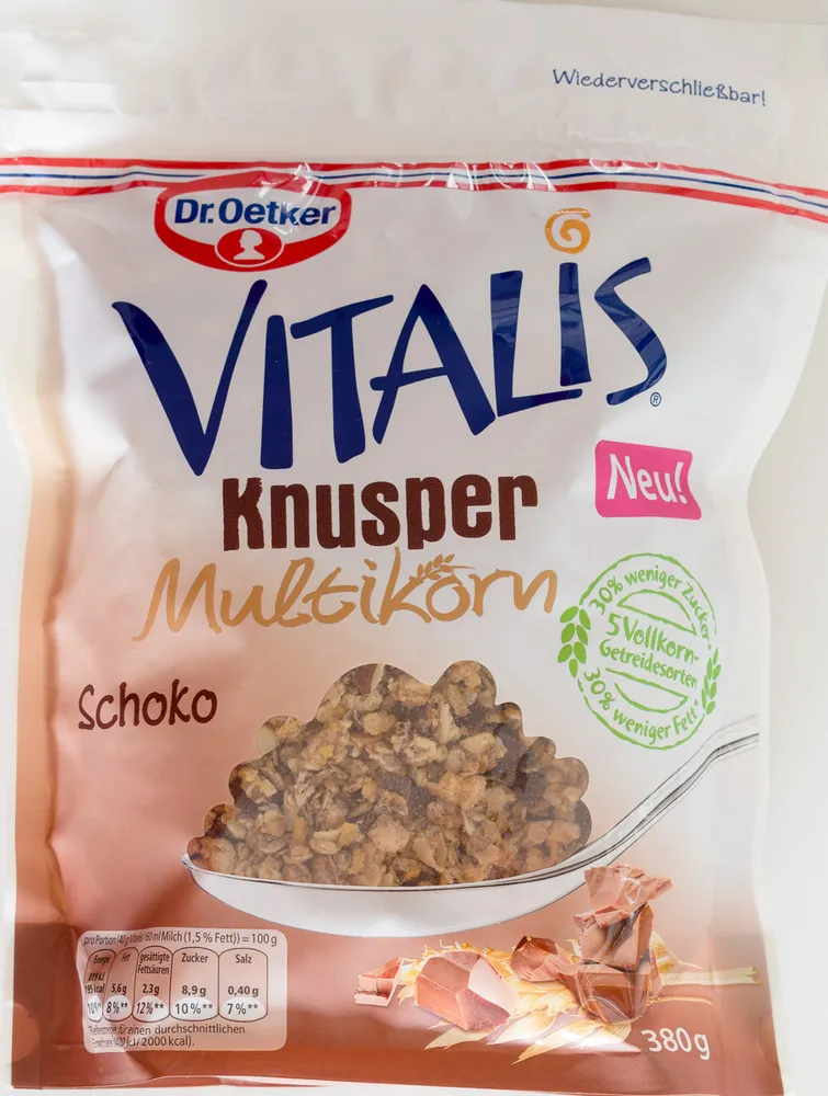 Vitalis Knusper Multikorn Schoko