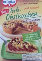 Hefe obstkuchen