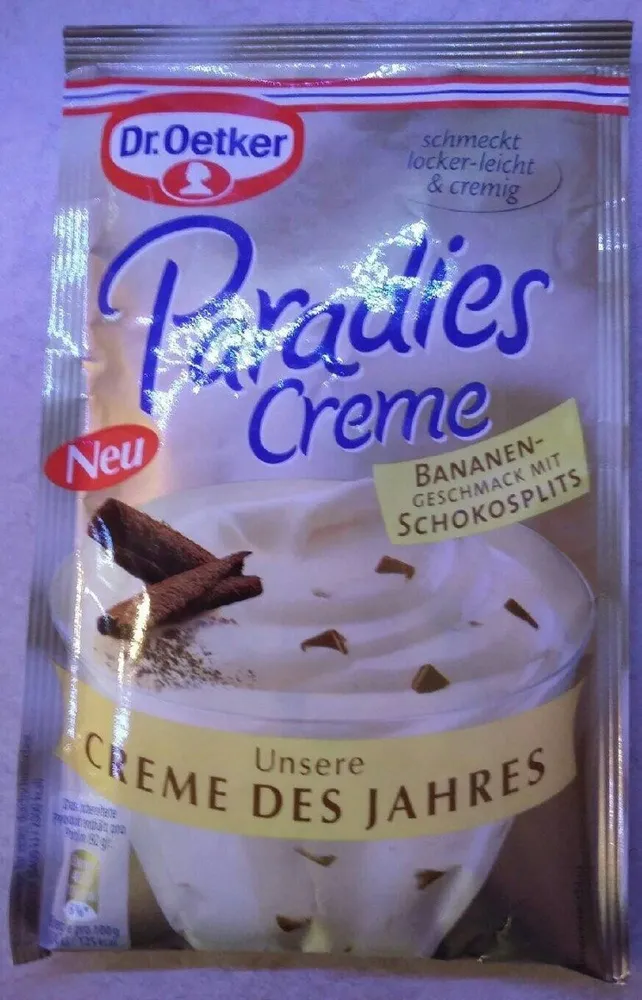 Paradiescreme Banane Schokosplit