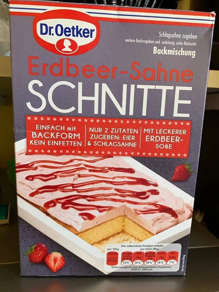Erdbeer-Sahne-Schnitte