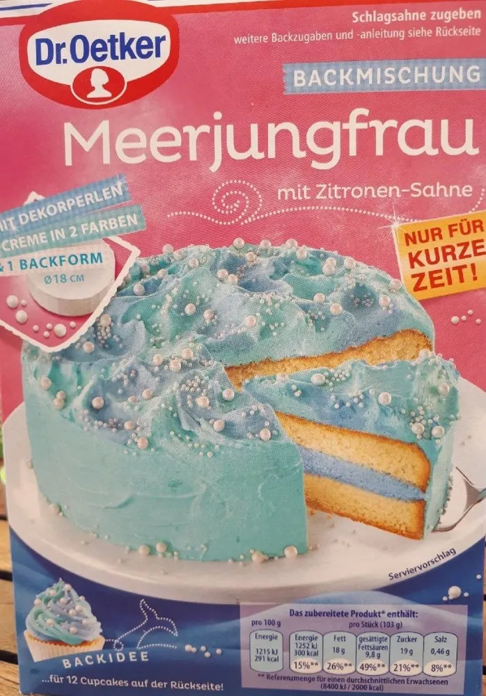 Gâteau sirène