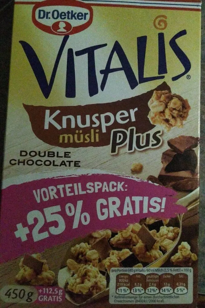 Vitalis knusper muesli