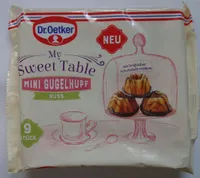 My Sweet Table Mini Gugelhupf Nuss