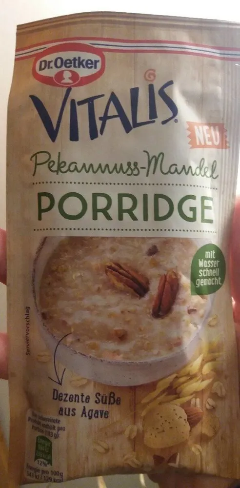 Vitalis Pekannuss-Mandel Porridge