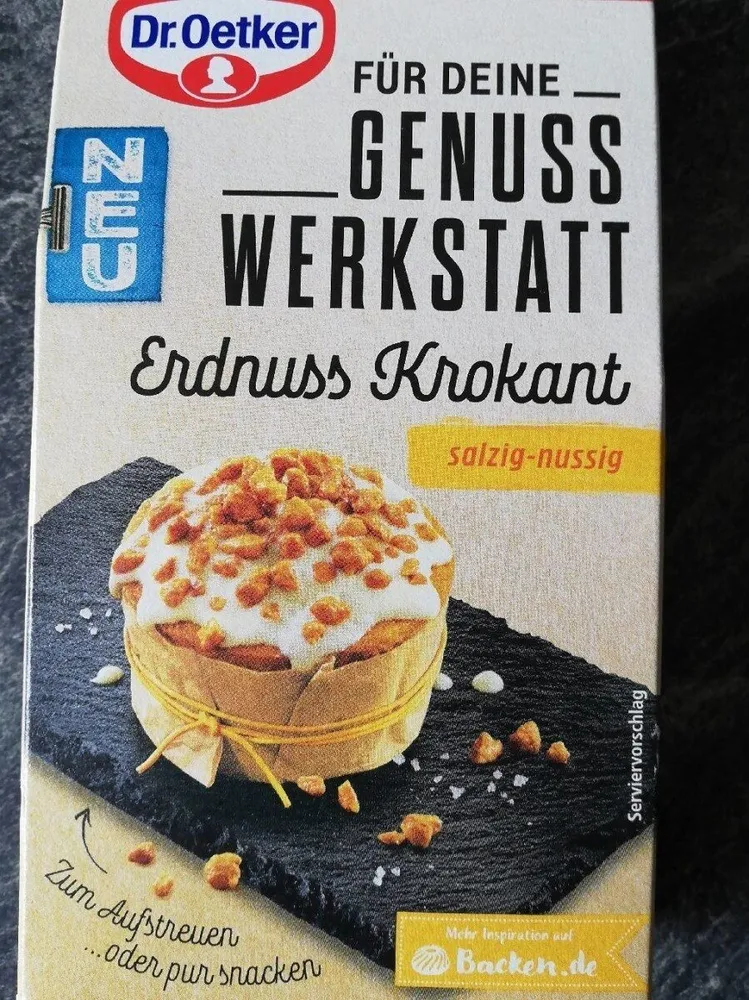 Dr.Oetker Genuss Werkstatt Erdnuss Krokant
