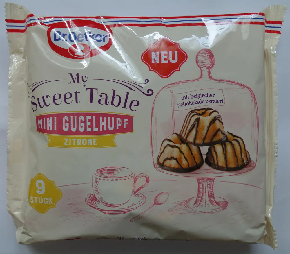 My Sweet Table Mini Gugelhupf Zitrone