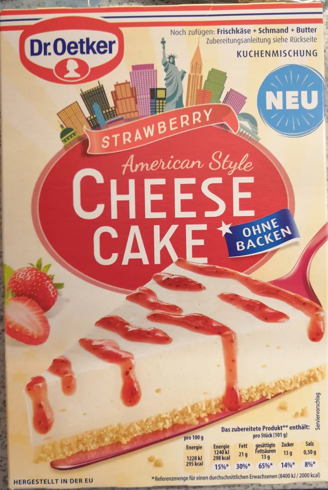 Dr. Oetker Strawberry Cheese Cake