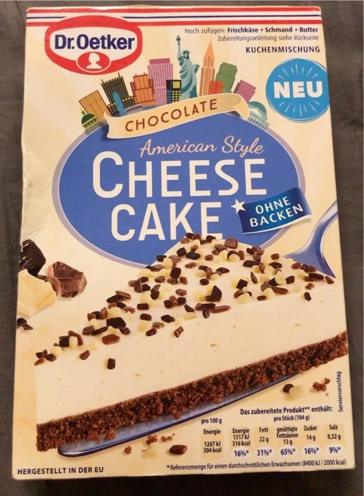 Cheese Cake Mischung