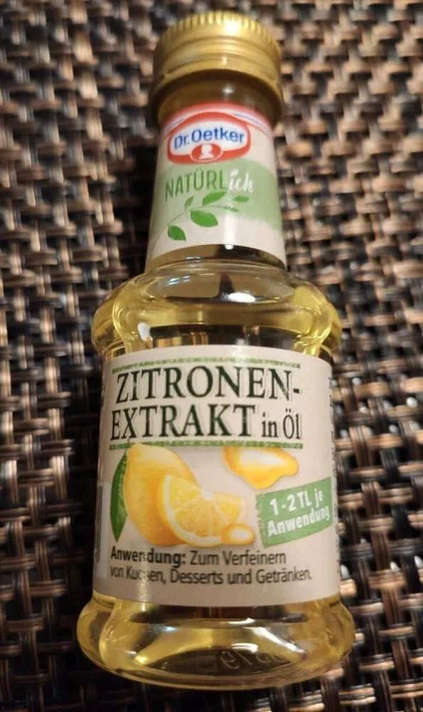 Zitronen Extrakt in Öl