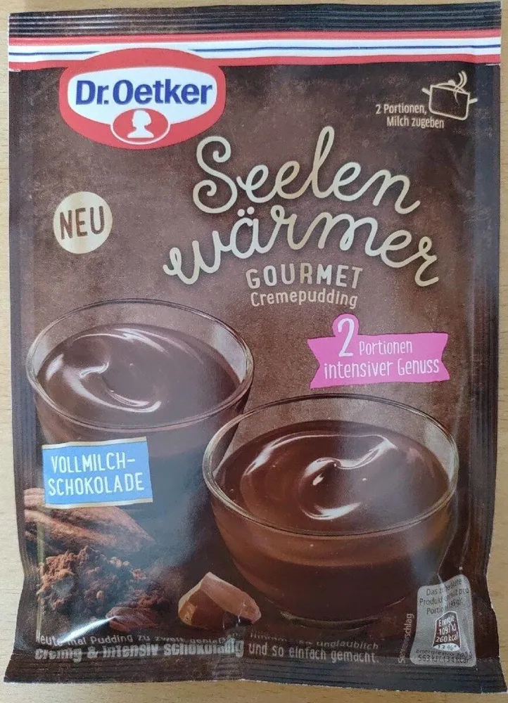 Seelenwärmer GOURMET Cremepudding VOLLMILCH-SCHOKOLADE